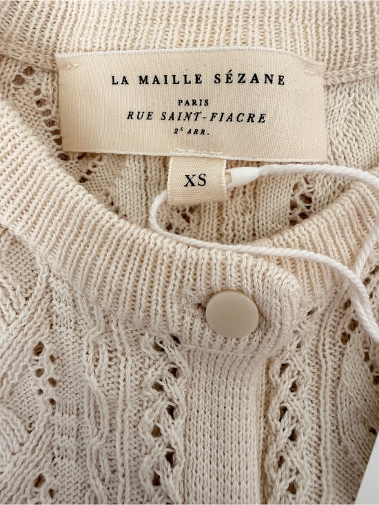 Sezane Sweaters - Sezane Ruben Cardigan Cream